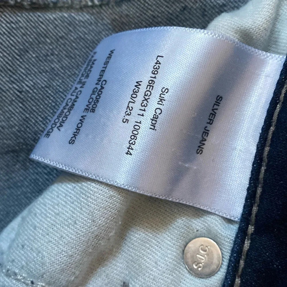 Silver jeans suki capris - Picture 4 of 6